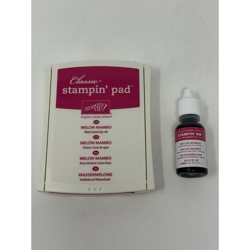 Stampin Up Classic Stampin Pad Melon Mambo Ink Pad Refill